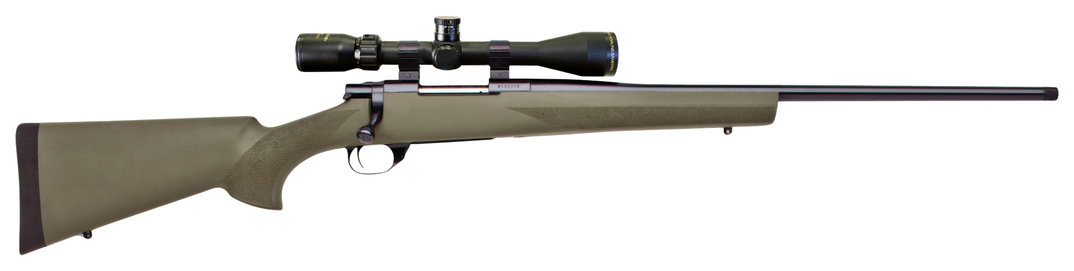 Howa M1500 Hogue OD Green .270 Win 22" Barrel 5-Rounds w/ Nikko Stirling 4-12x40mm Scope