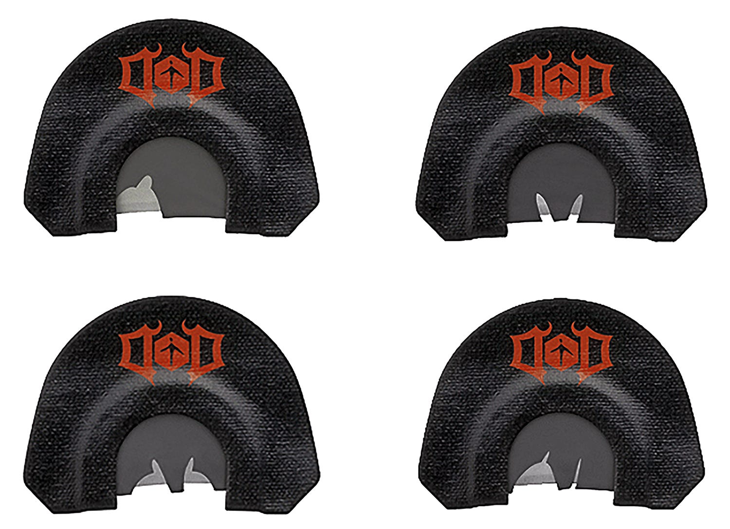 Drury Outdoors Tongue Cutter Mouth Call Latex 4 Pack for Wild Turkey