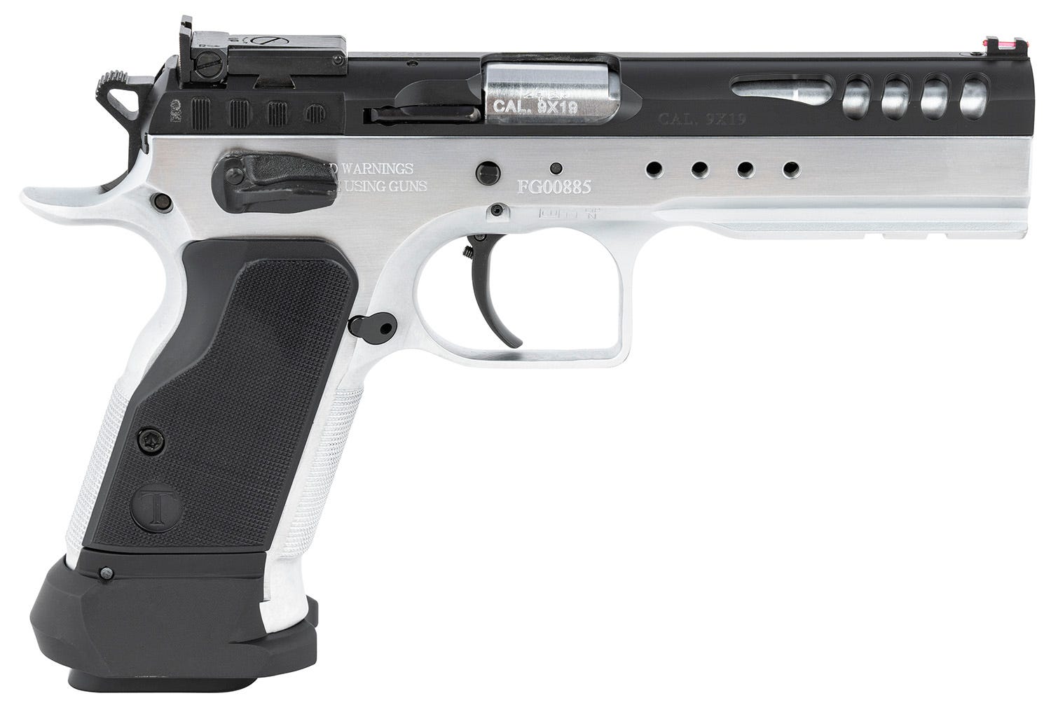 IFG Limited Master Chrome 9mm 4.75" Barrel 18-Rounds