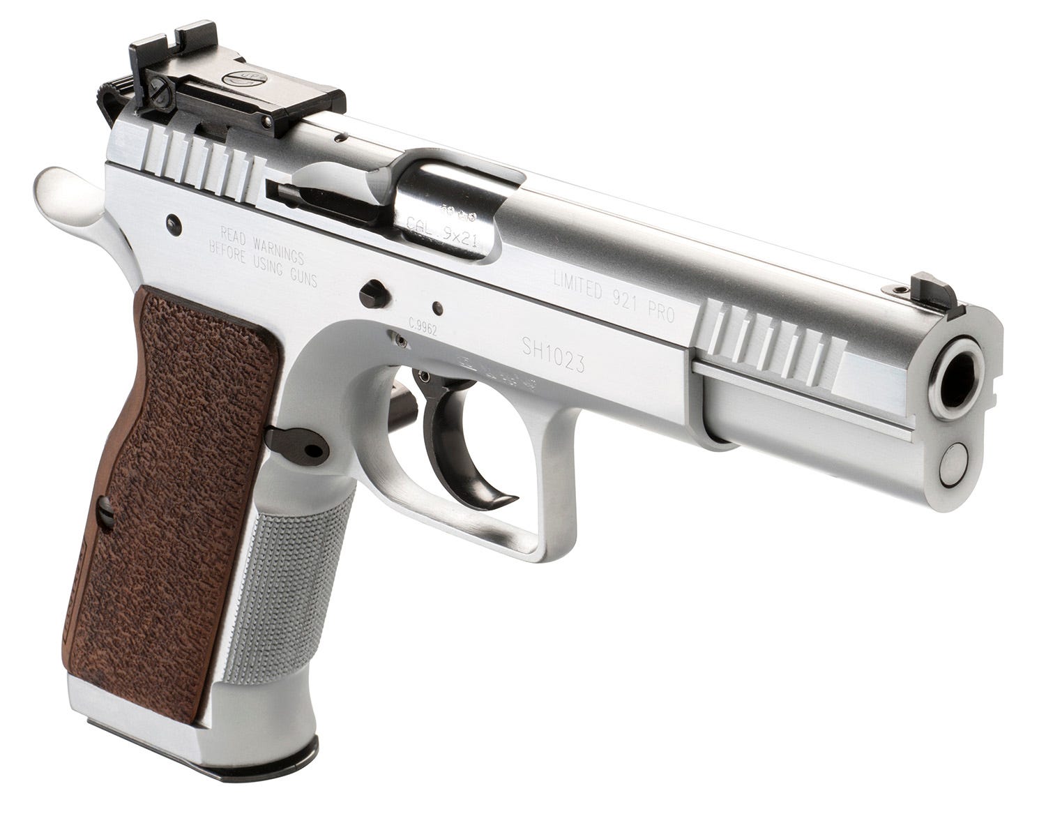 IFG Limited Pro Small Frame Chrome .40 SW 4.8" Barrel 12-Rounds