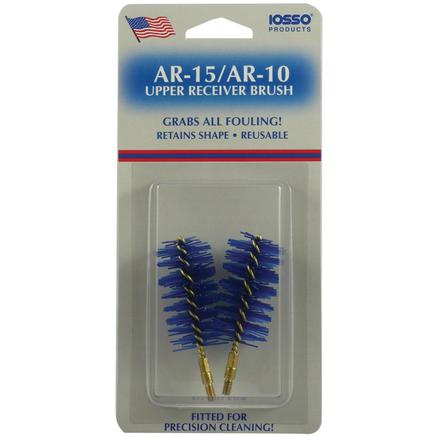 Iosso Products AR-15 Upper Receiver Brush with Stud Blue 2-Pack
