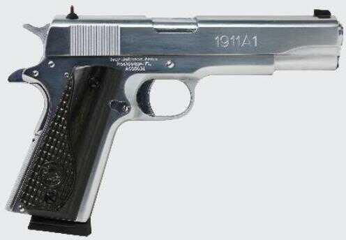 Iver Johnson 1911 A1 Government Chrome .38 Super 5" Barrel 9-Rounds