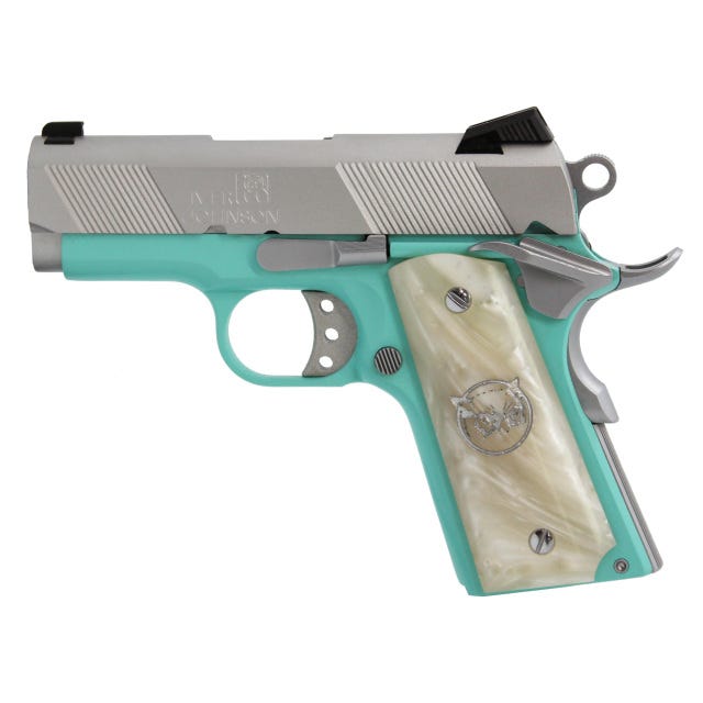 Iver Johnson Thrasher TB9 Tiffany Blue / Silver 9mm 3.13" Barrel 8-Rounds