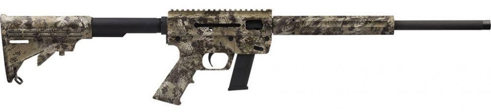Just Right Carbines Gen 3 Rifle Kryptek Obscura 9mm 17" Barrel 17-Rounds