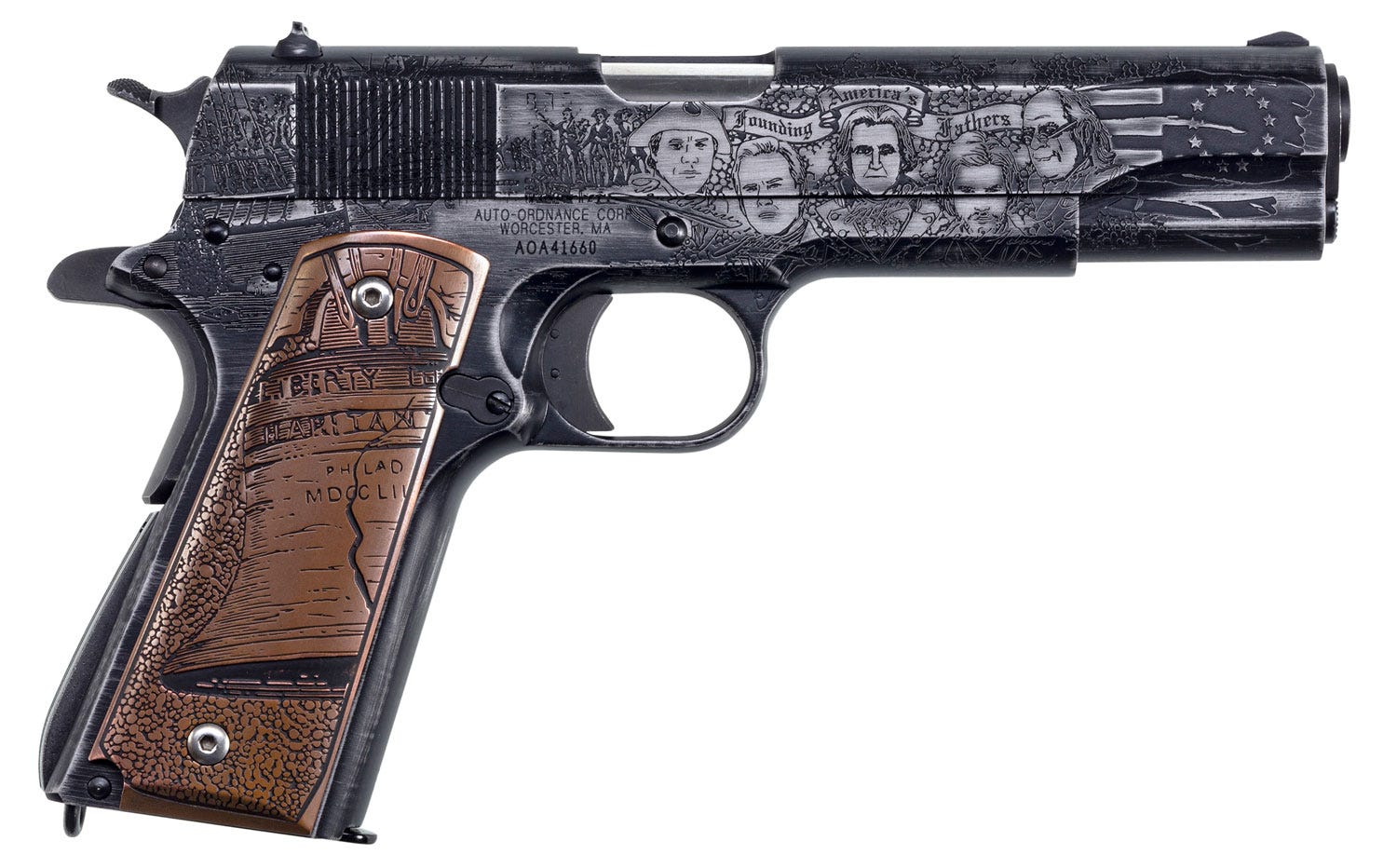 Kahr Arms 1911 Revolution .45 ACP 5" Barrel 7-Rounds Founding Father Edition