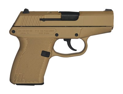 Kel-Tec P-11 Tan Cerakote 9mm 3.1-inch 10Rd