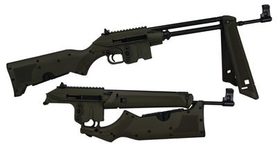 Kel-Tec SU-16B Blued 5.56 16-inch 10rd Green stock