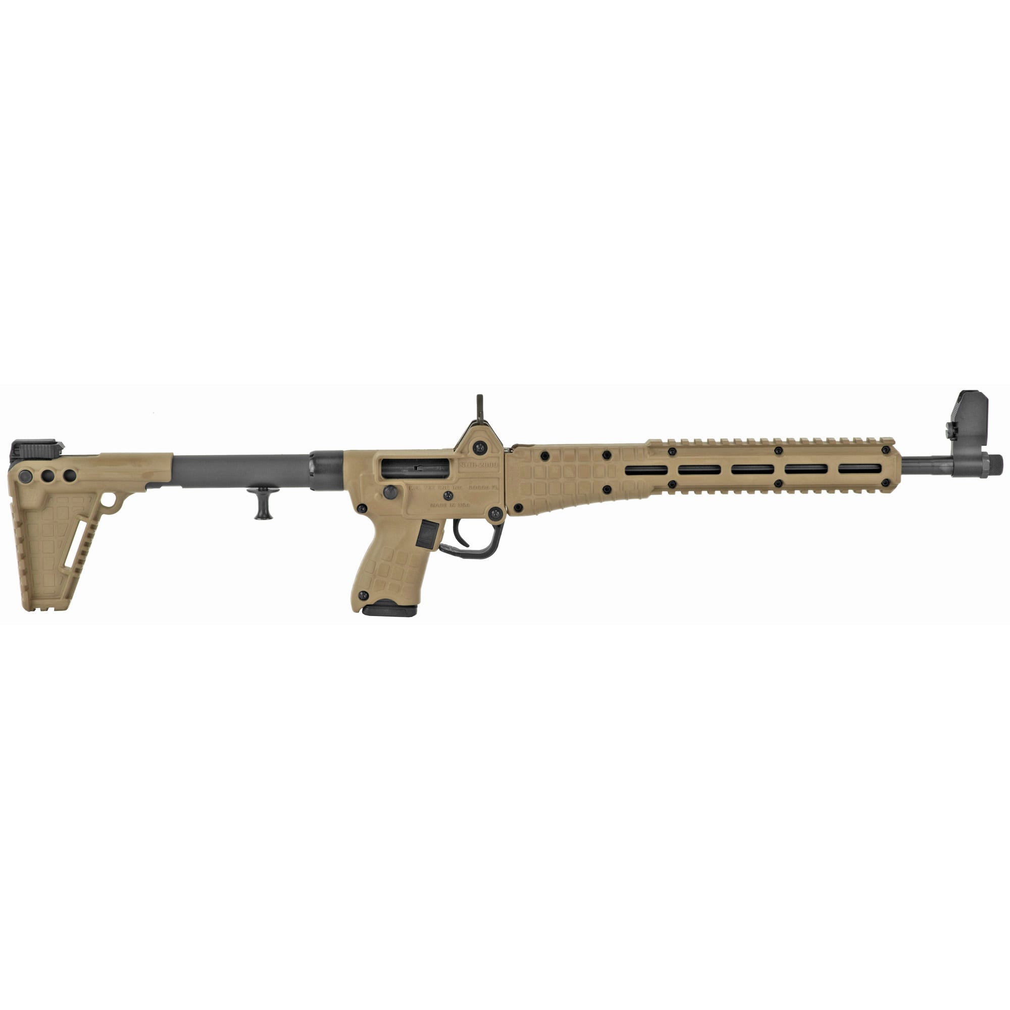 Kel-Tec SUB-2000 Gen 2 Tan 9mm 16.25" Barrel 10-Rounds M&P Magazine