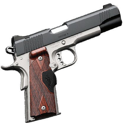 Kimber 1911 Custom II Black / Stainless .45 ACP 5" Barrel 7-Rounds w/ Laser Grips