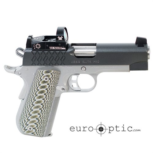 Kimber Aegis Elite Pro w/ Vortex Venom Optic Black / Satin Silver .45 ACP 4-inch 7Rds