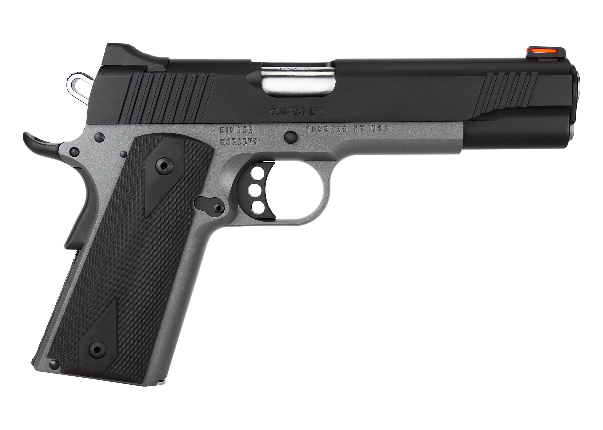 Kimber Custom LW Shadow Ghost .45 ACP 5" Barrel 8-Rounds Rubber Grips