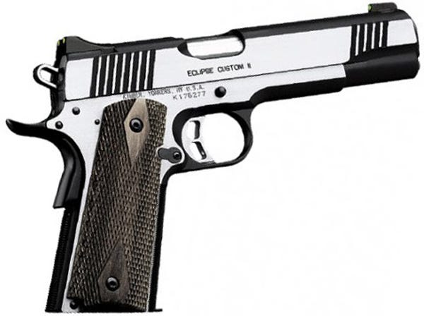 Kimber Eclipse Custom II LG 45ACP Matte Black / Brushed Aluminum 5in 8rd Crimson Trace Lasergrip