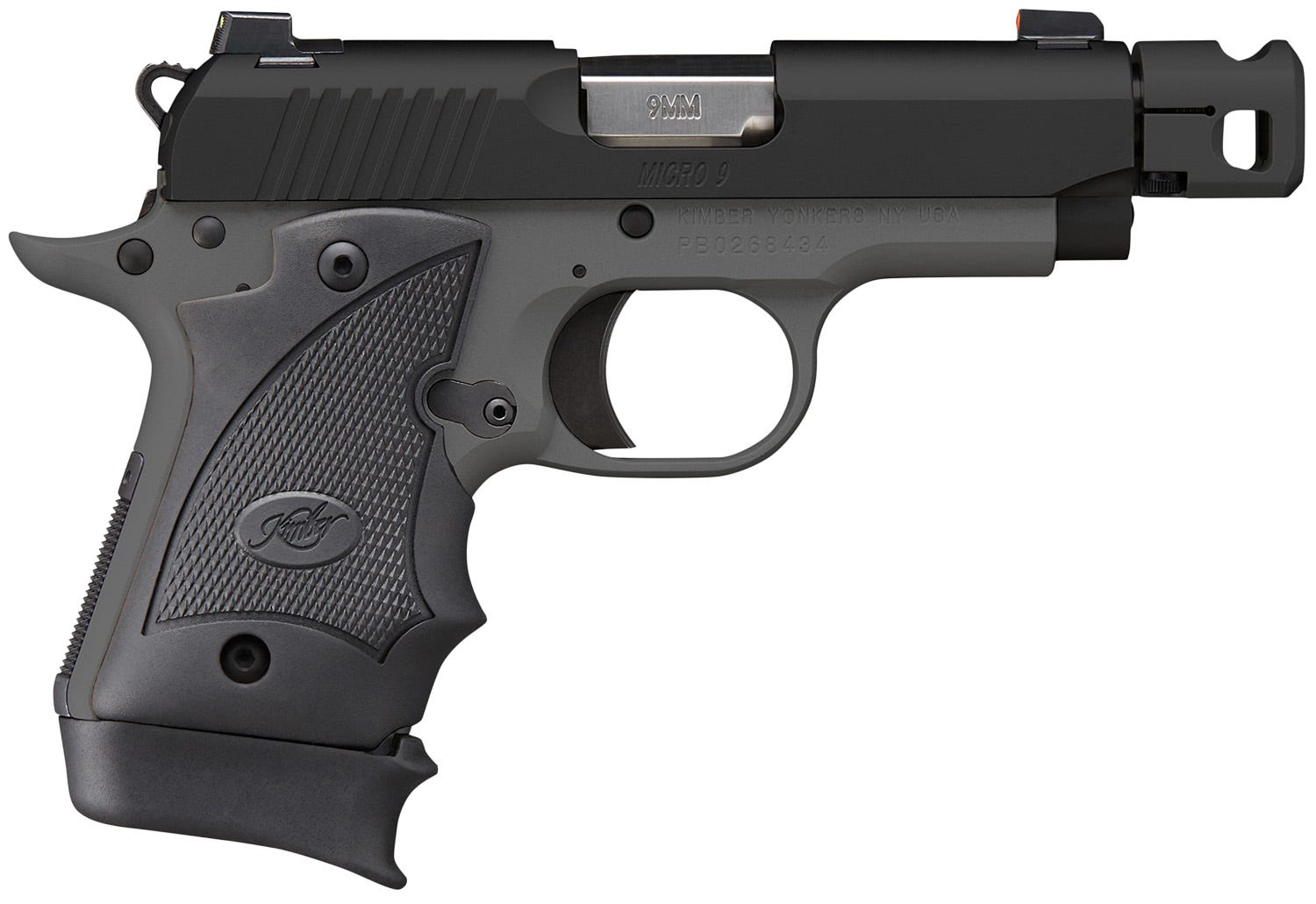 Kimber Micro 9 MC TP Black / Grey 9mm 3.6" Barrel 7-Rounds w/ Comp