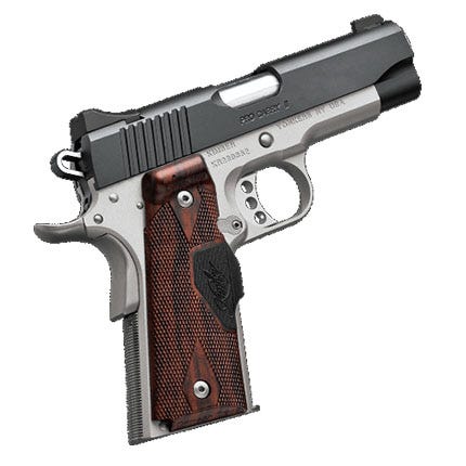 Kimber Pro Carry II Black / Stainless .45 ACP 4" Barrel 7-Rounds w/ Laser Grips