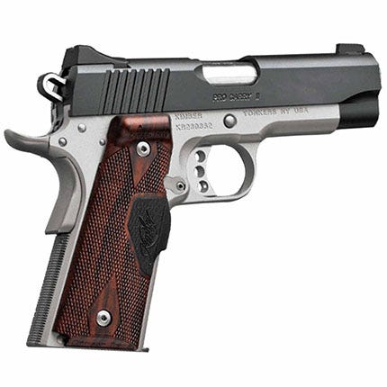 Kimber Pro Carry II Black / Stainless 9mm 4" Barrel 7-Rounds w/ Laser Grips