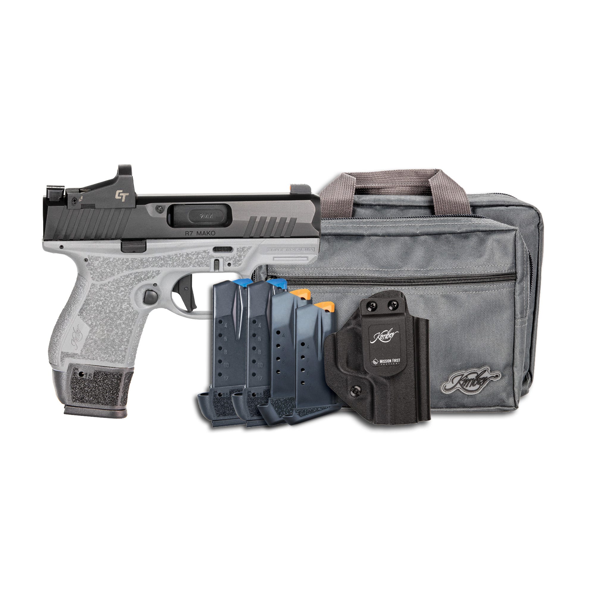 Kimber R7 Mako Grey 9mm 3.3" Barrel 15-Rounds w/ Crimson Trace Red Dot