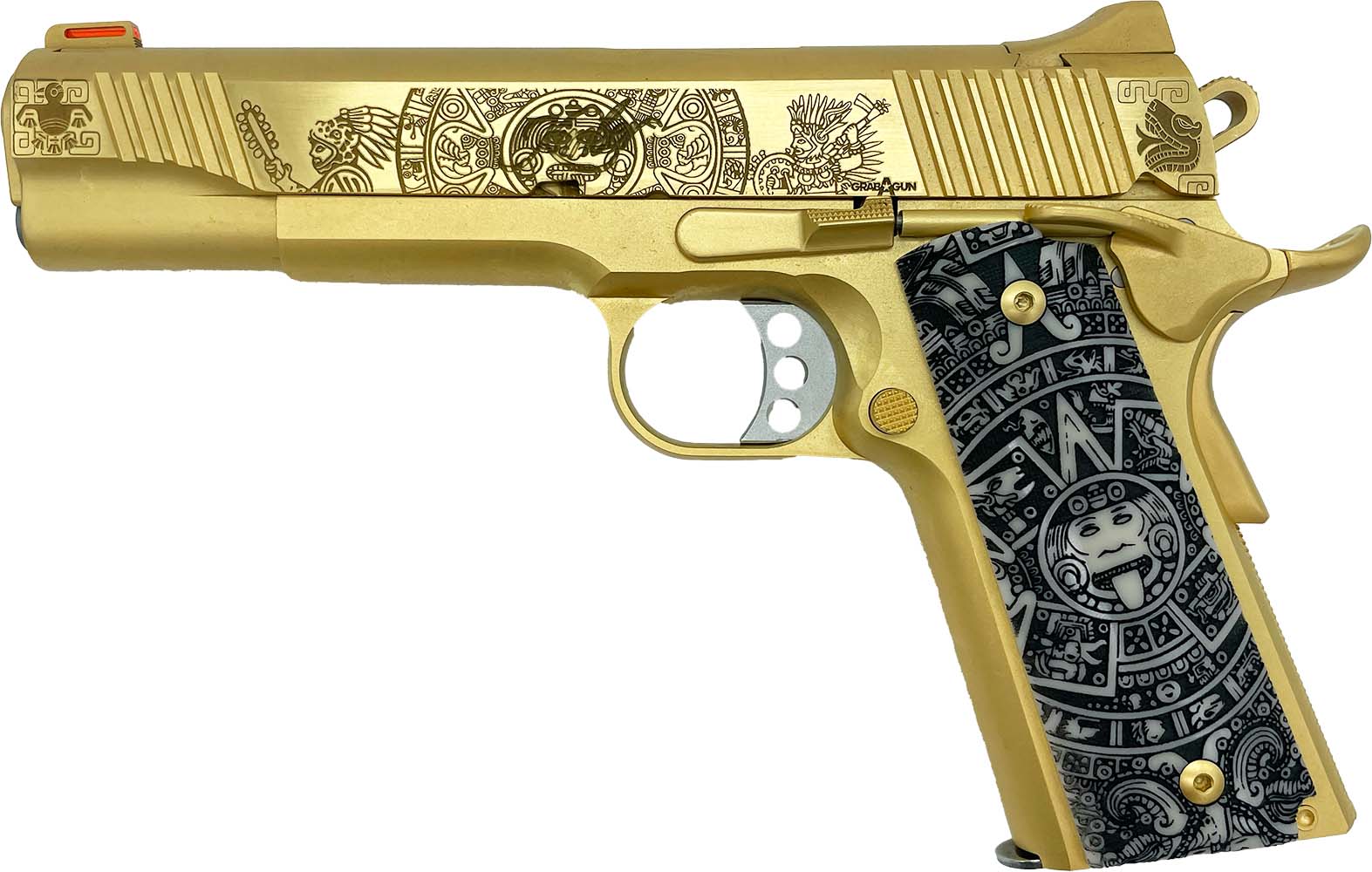 Kimber Stainless II 24 Carat Gold "Aztec" Style .45ACP 5" Barrel 7-Rounds Exclusive - Image 2