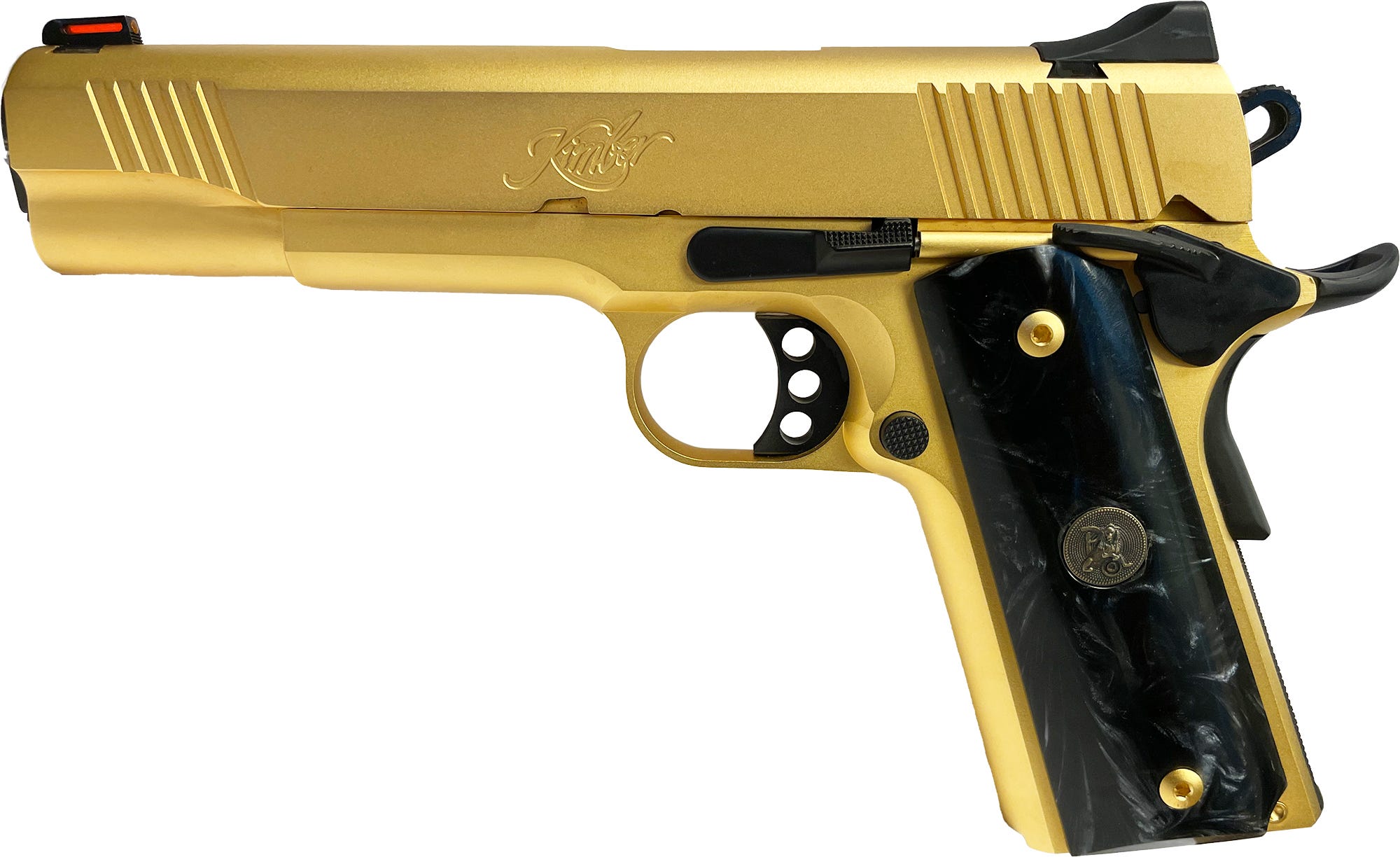 Kimber Stainless II 24 Carat Gold / Black Pearl .45 ACP 5" Barrel 7-Rounds Exclusive - Image 2