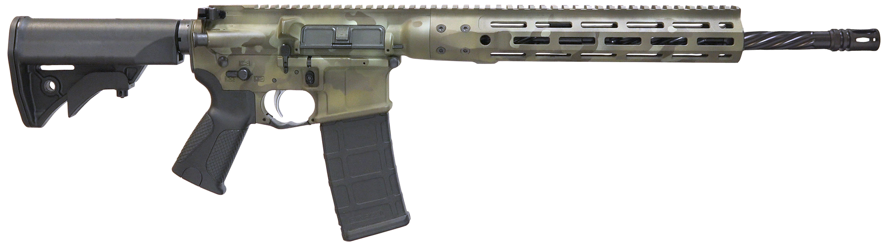 LWRC DI MultiCam 5.56 / .223 Rem 16.1" Barrel 30-Rounds Magpul Stock