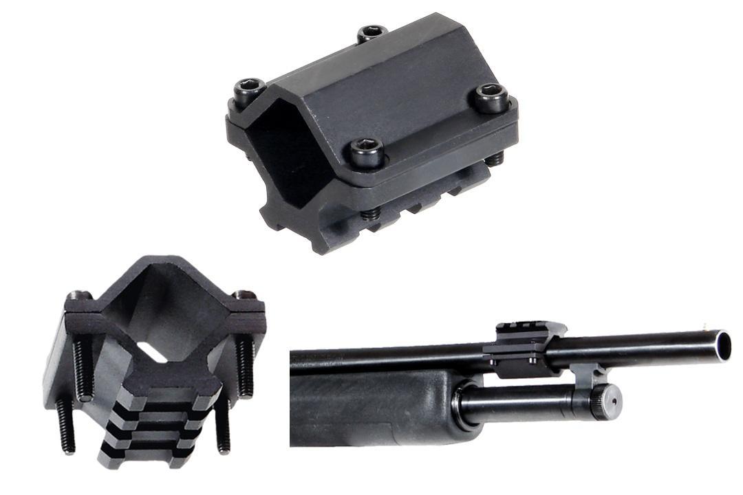 Leapers Rail Barrel Mount 3-Slot for Paintball / Shotgun