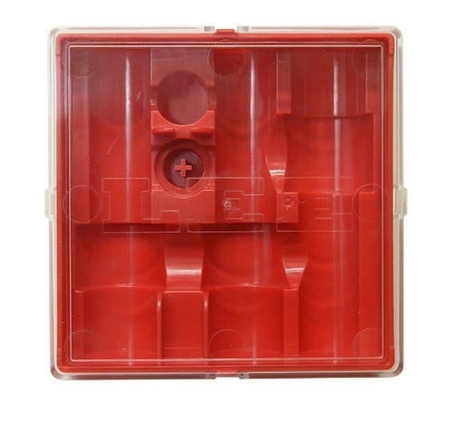Lee Precision 3 Die Storage Box for Rifle/Pistol Dies Red