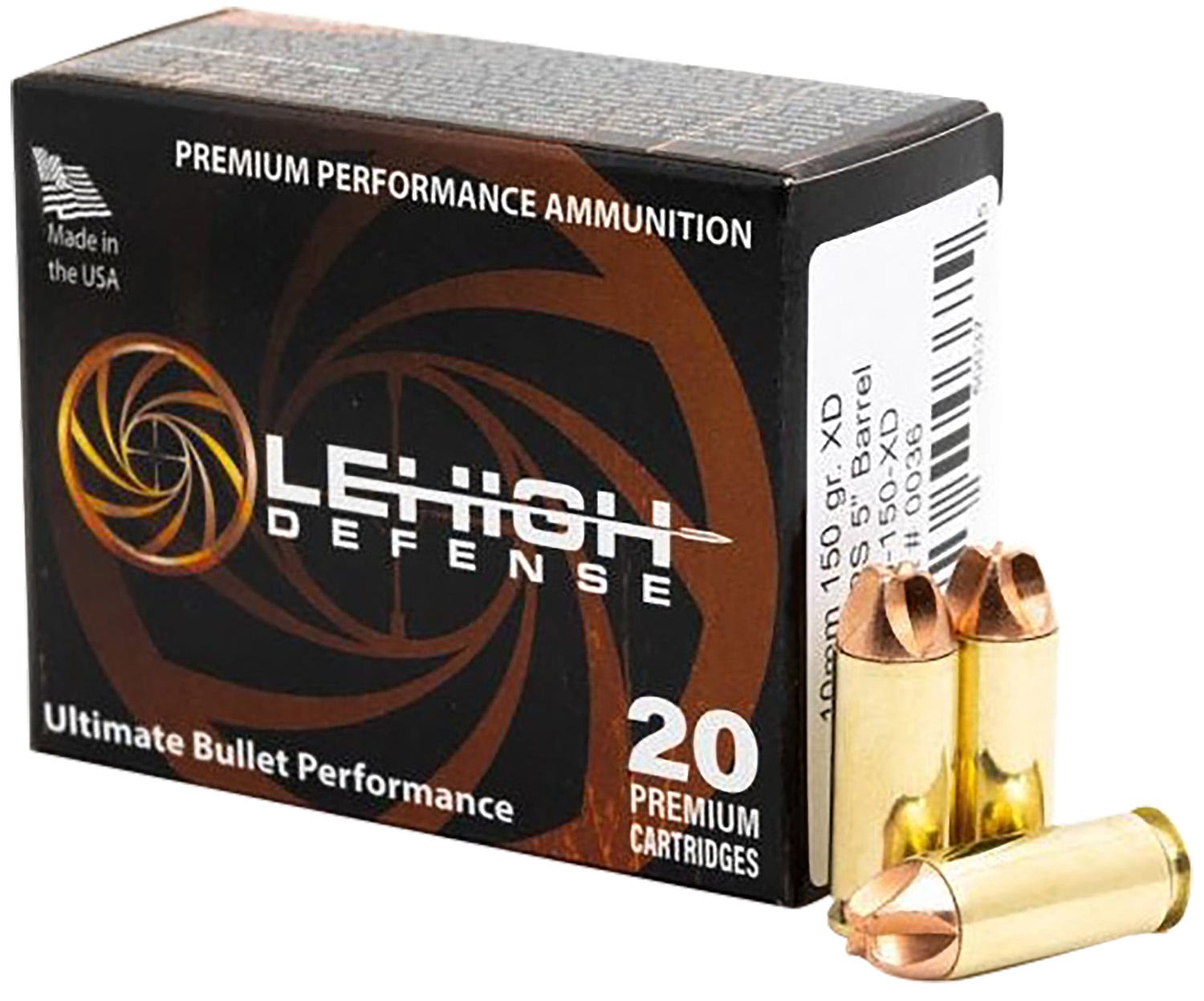 Lehigh Defense XD Brass 10mm 20-Rounds
