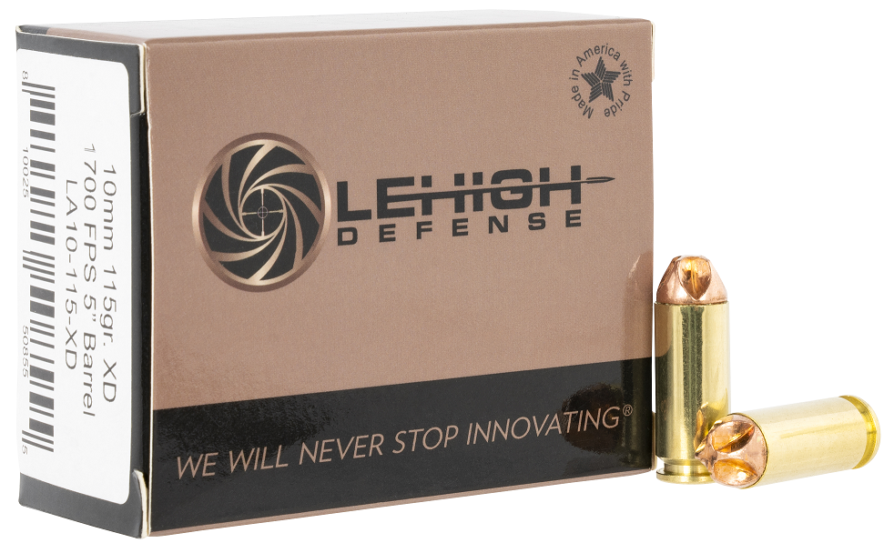 Lehigh Defense Xtreme Defense 10MM 20-Rounds 115 Grain