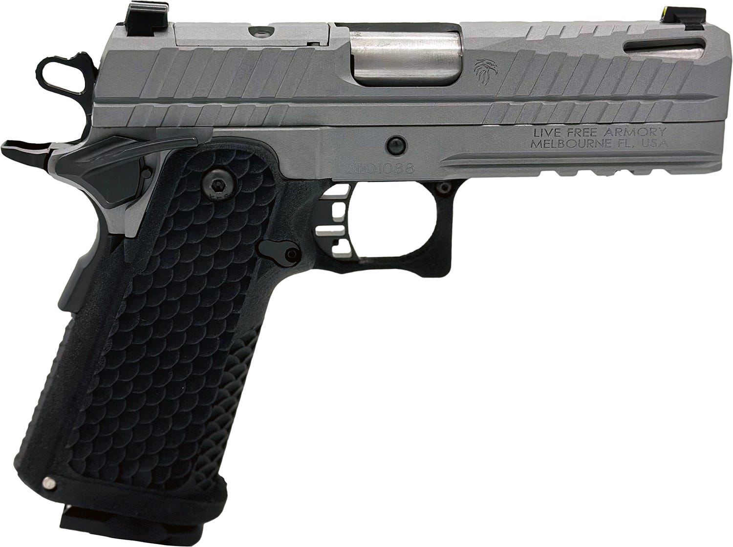 Live Free Armory Apollo 11 Compact Grey 9mm 4.15" Barrel 17-Rounds