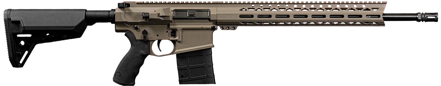 Live Free Armory Hunter Flat Dark Earth 6.5 Creedmoor 18" Barrel 10-Rounds