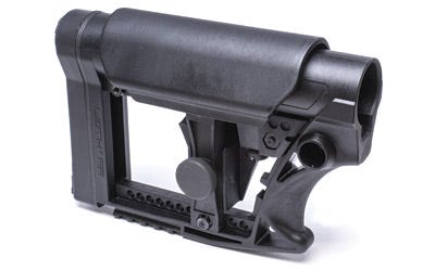 Luth-AR MBA-4 Carbine Stock With Cheek Riser AR-15 AR-10 Commercial and Mil-Spec Buffer Tubes