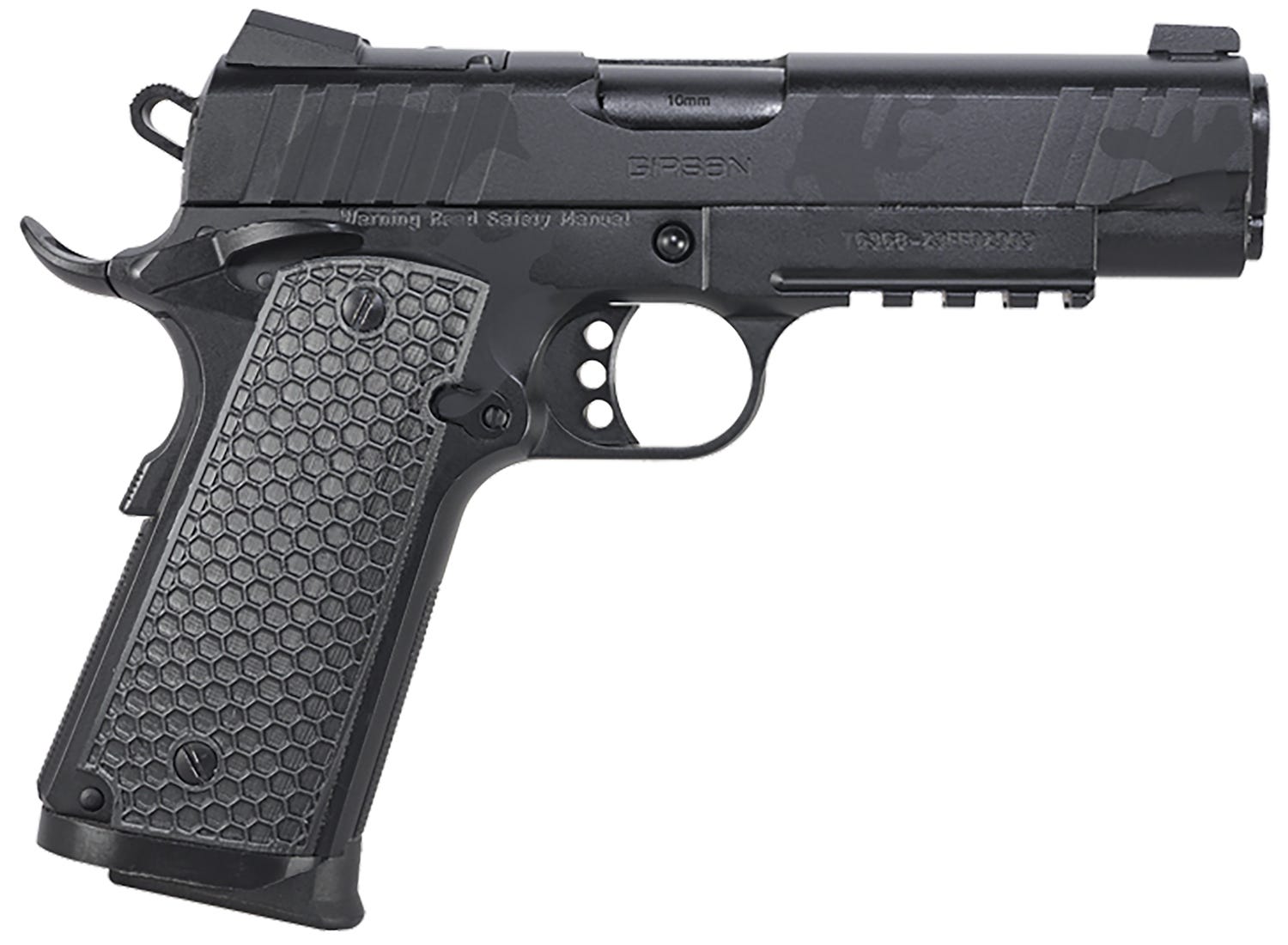 Girsan MC1911 C Influencer Compact Black Camo 10mm 4.4" Barrel 9-Rounds