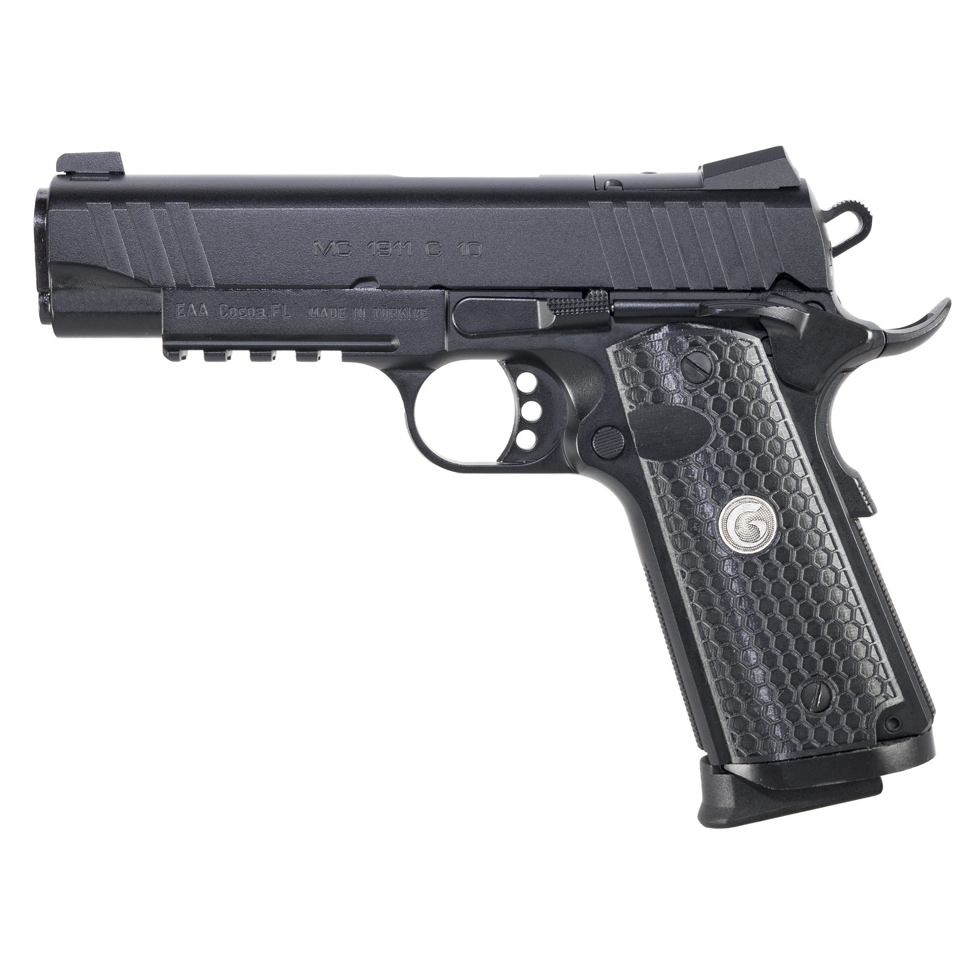 EAA Corp Girsan MC1911SC 9mm 3.4" Barrel 7-Rounds Optics Ready
