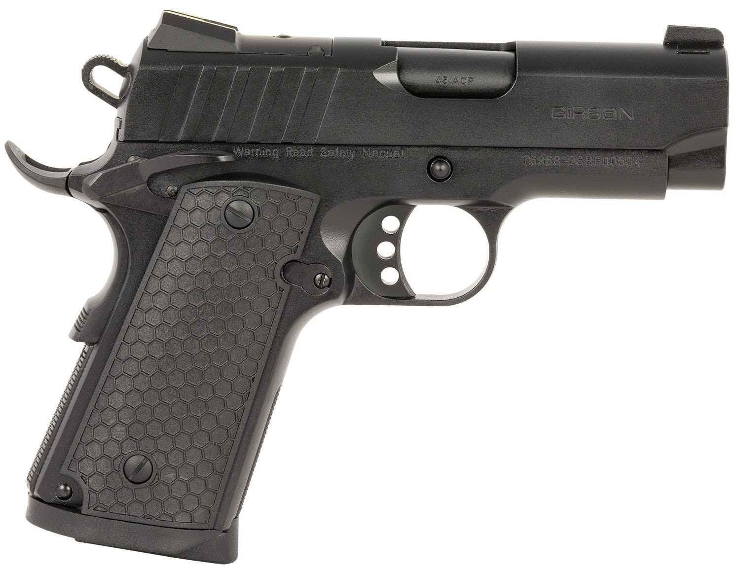EAA Corp Girsan MC1911SC .45 ACP 3.4" Barrel 6-Rounds Optics Ready