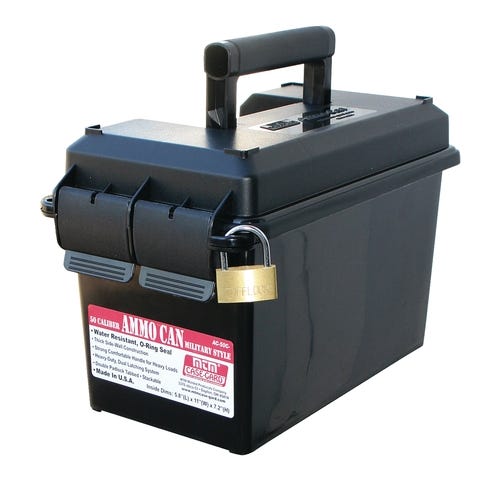 MTM AC50C-40 Ammo Can 50 Caliber Black