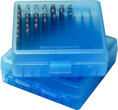 MTM Ammo Box Blue .22 100-Rounds Flip Top