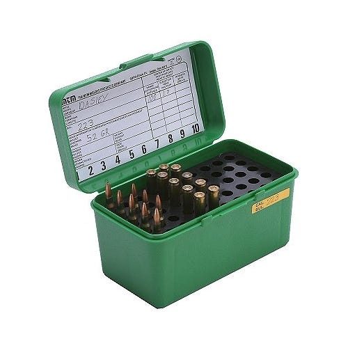 MTM H50RM10 50rd Rifle Box MD Green