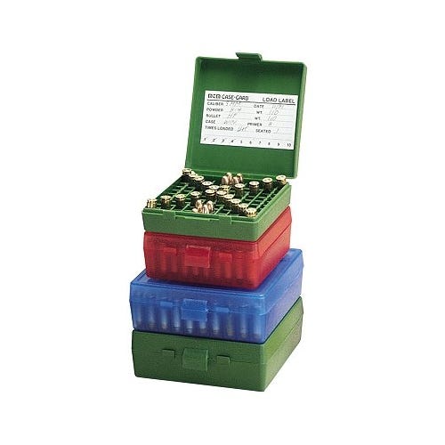 MTM P100329 100rd Pistol Box 38-357 Red