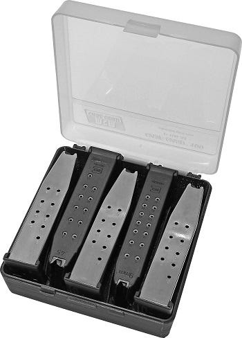 MTM Pistol Magazine Case Grey