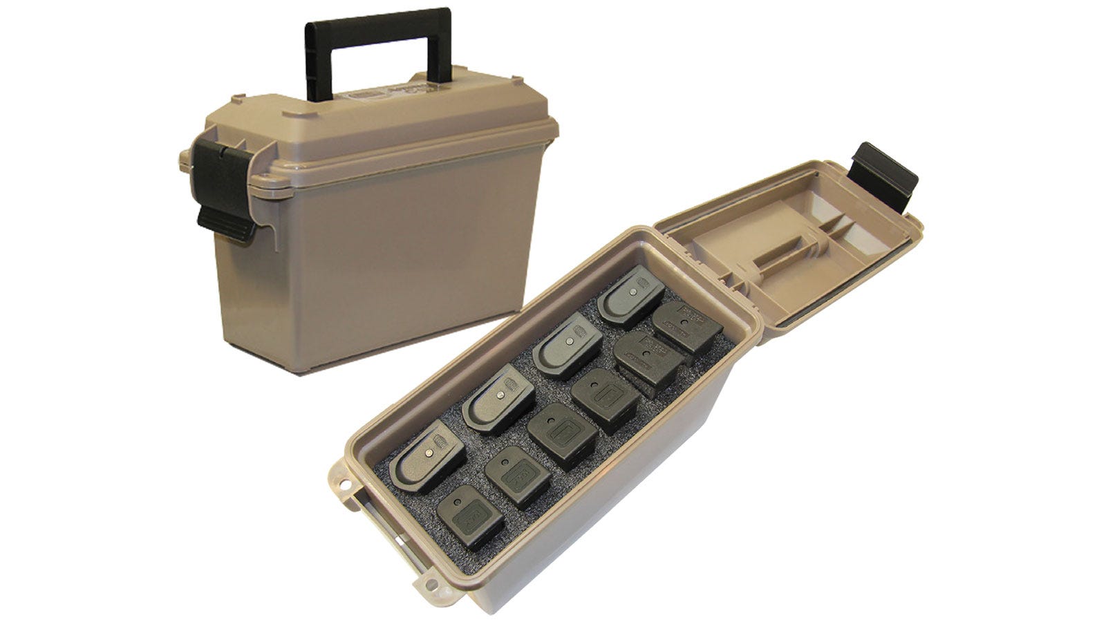 MTM TMCHG Tactical Magazine Can Dark Earth Holds 10 Magazine
