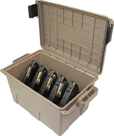 MTM Tactical Magazine Can for AK-47 Magazines Tan