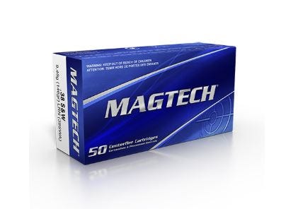 MagTech Sport Shooting Brass .38 SW 146 Lead Round Nose 50Rds