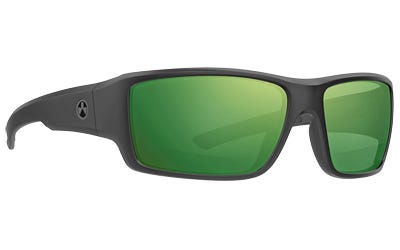 Magpul Ascent Glasses Blk Frame/Violet Lens Grn Mirror Polarized