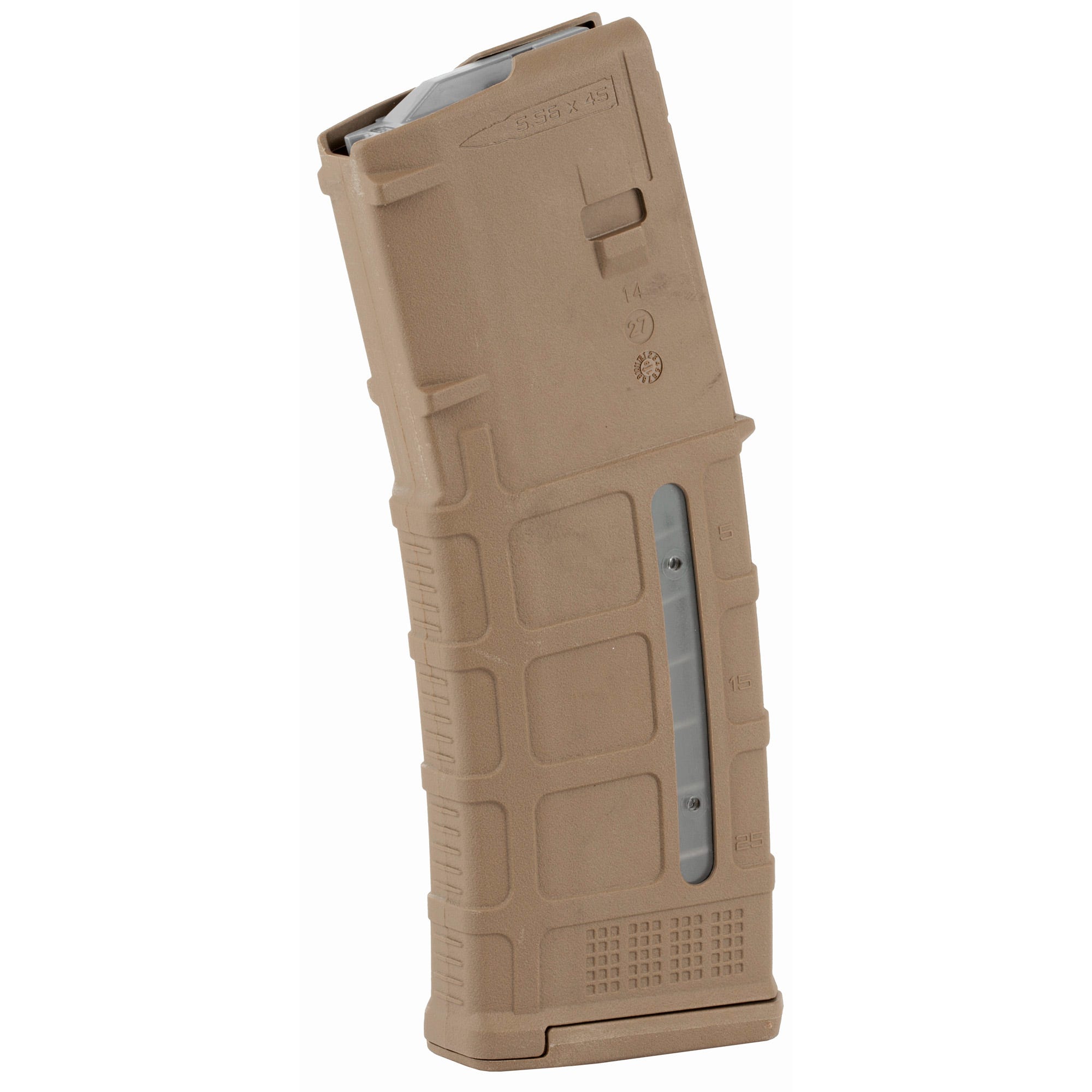 Magpul PMAG M3 AR/M4 GEN3 5.56 30-Rounds Medium Coyote Tan Window