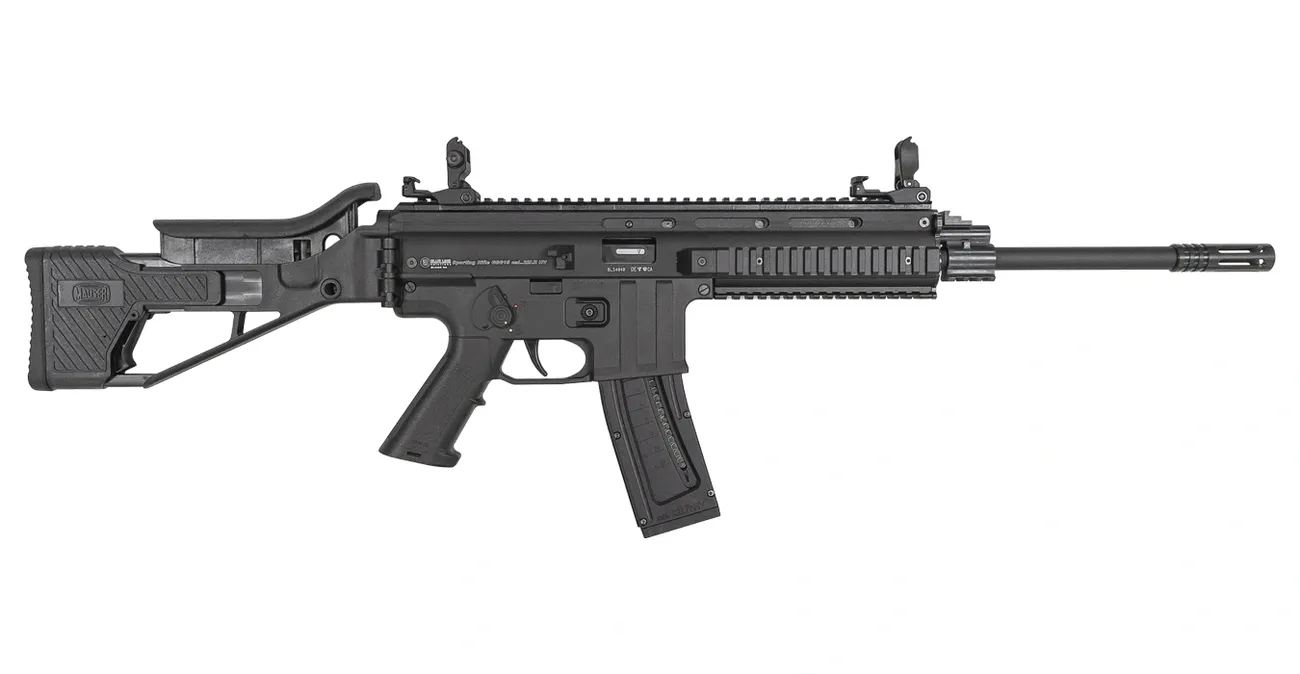 Mauser M-15 .22 LR 16.3" Barrel 10-Rounds Adjustable Flip-Up Sights