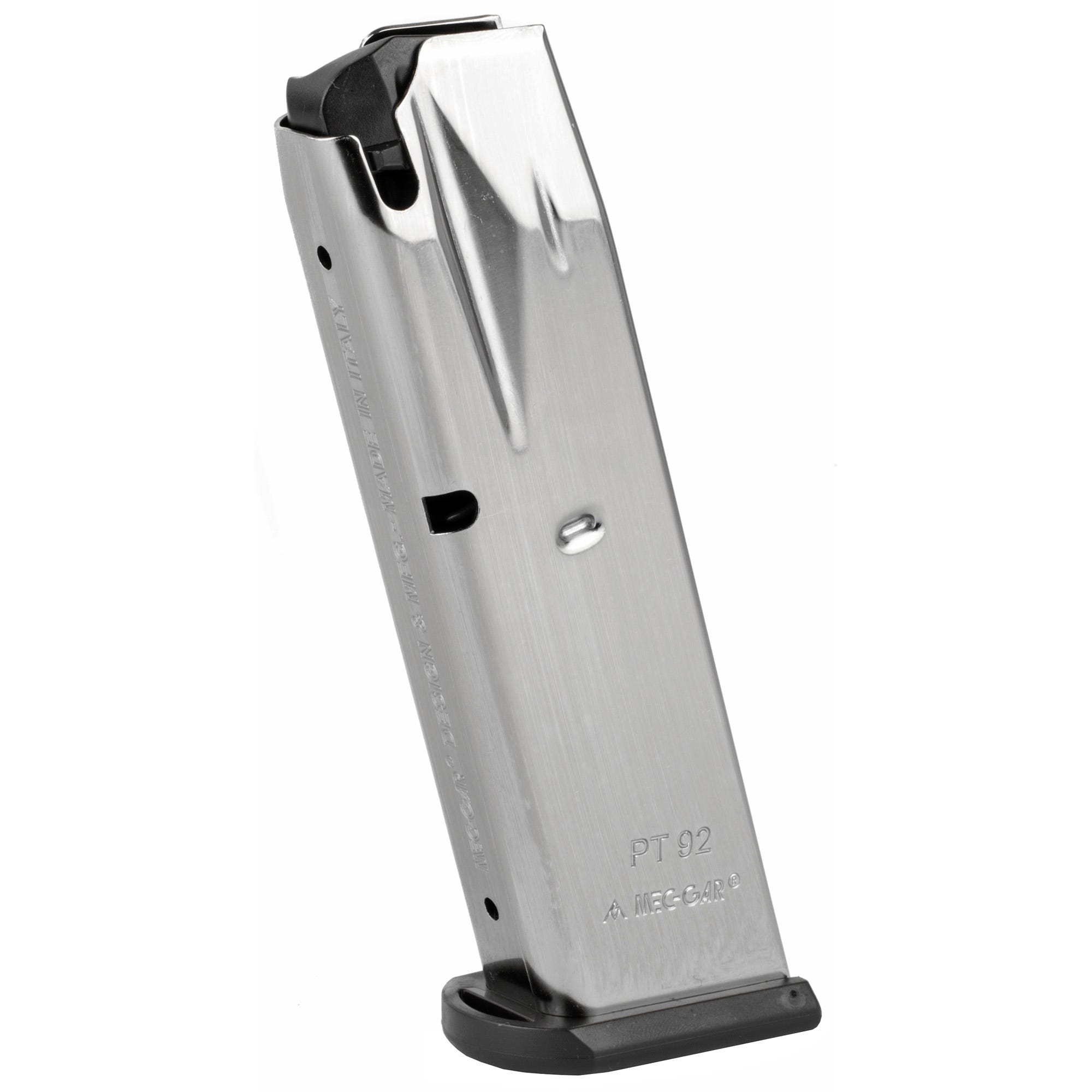 Mec-Gar Handgun Magazine Nickel 9mm 10-Rounds for PT92/99