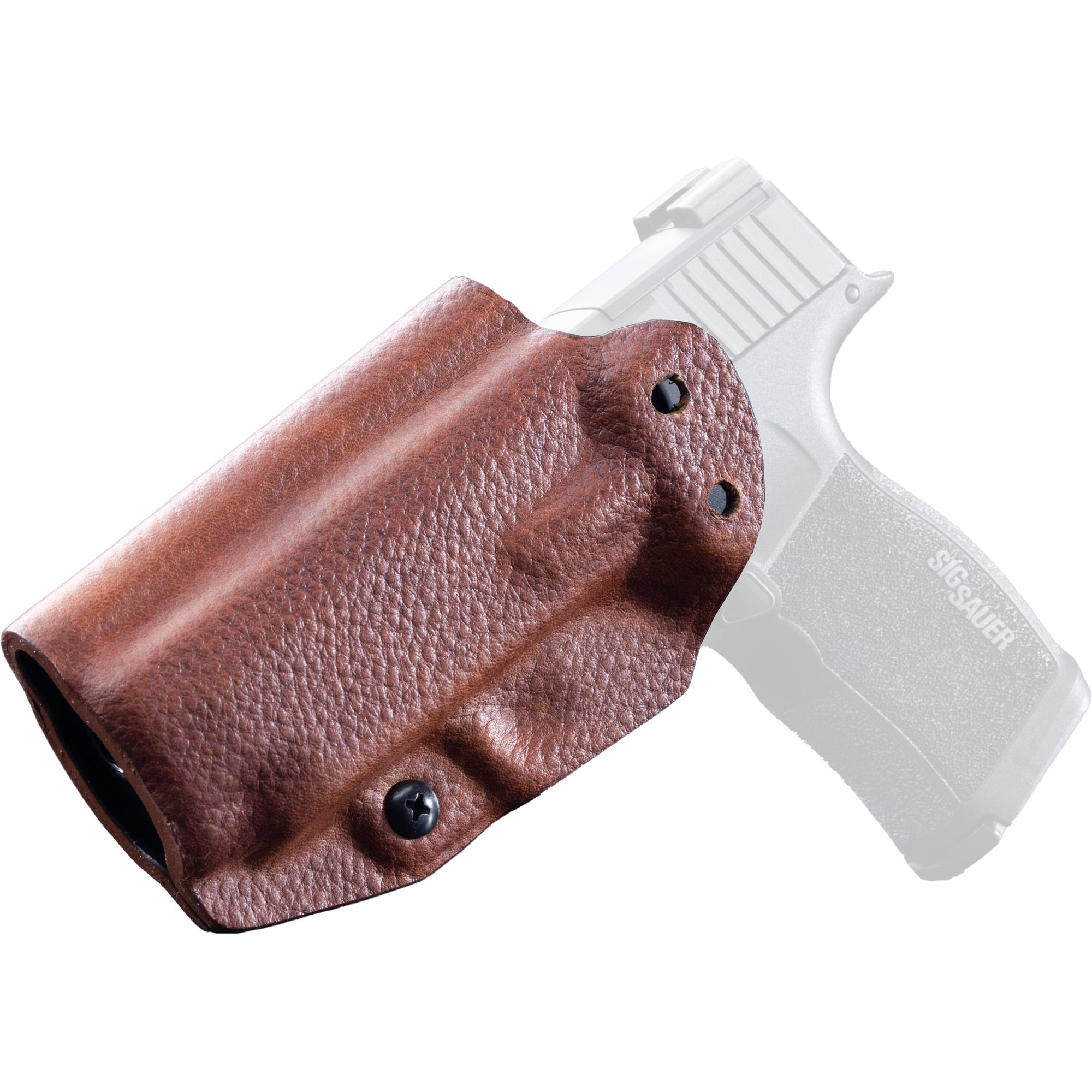 Mission First Tactical Hybrid Holster Brown Kydex/Leather Fits Sig P365 XL
