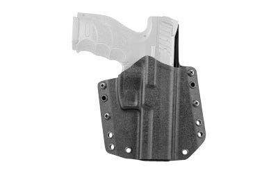 Mission First Tactical OWB Holster H&K VP9 Right Hand Black Boltaron Standard Belt Loops