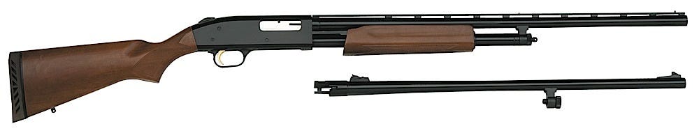 Mossberg 500 Combo Wood 20 GA 26" Barrel 3"-Chamber 5-Rounds with 24" Rifled Barrel