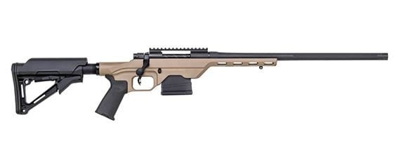 Mossberg MVP Light Chassis Tan / Black 6.5 Creedmoor 20-inch 10Rds Threaded Barrel