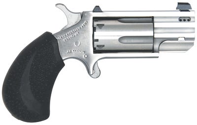 North American Arms Pug Matte Stainless .22 mag 1-inch 5rd ported barrel